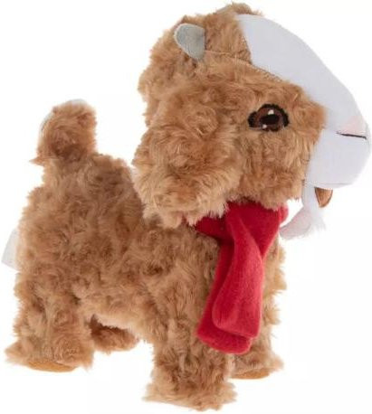 xidianyuany Elektrisches Plüsch Hochlandrind mit Weihnachtsmannmütze, Braun - Bild 1