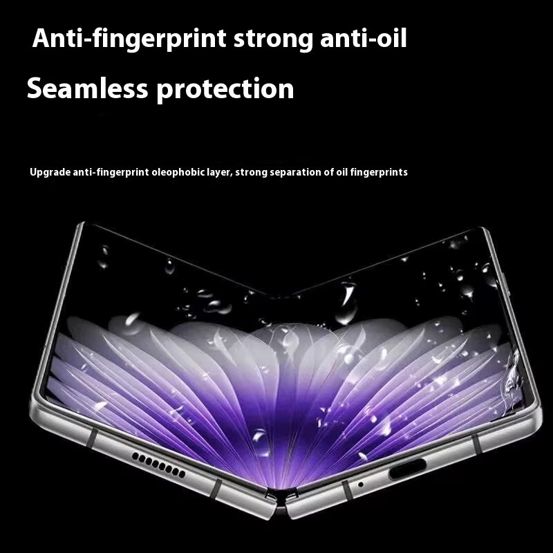 4-in-1 Matte Hydrogel TPU-Displayschutzfolie für Oppo Find N5, Find N2 und Find N3 inklusive Scharnieraufkleber, Transparent - Bild 3