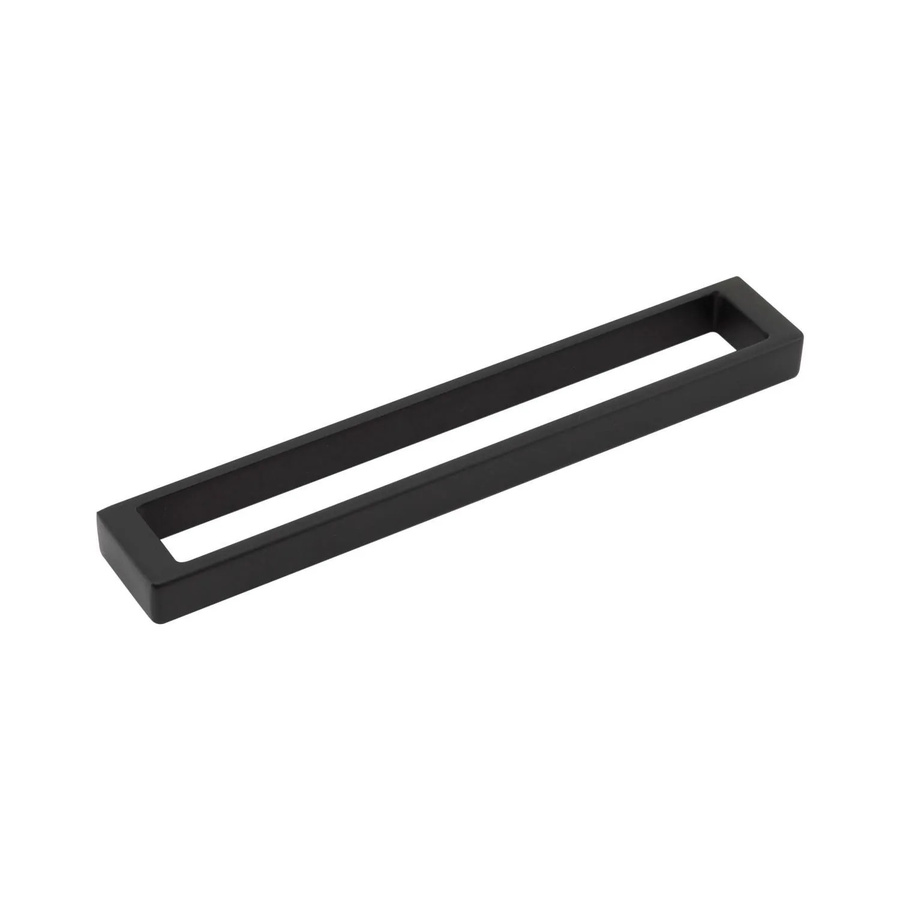 Furnipart Möbelgriff Cubico Barrel aus Zinkdruckguss in Schwarz Matt, Länge: 20,1 cm - Bild 2