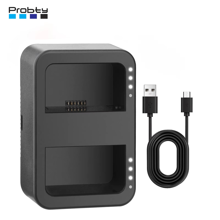 Probty WB37 Akku-Ladestation mit USB-C und PD65W Schnellladung, Akkuanalysator in Schwarz, kompatibel mit T40, T30, T20P, T6 und T10 - Bild 4