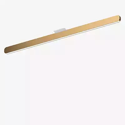 Occhio Mito Alto 100 Up Narrow LED Deckenleuchte mit Kopf in Bronze und Abdeckung in Weiß Matt - Bild 1