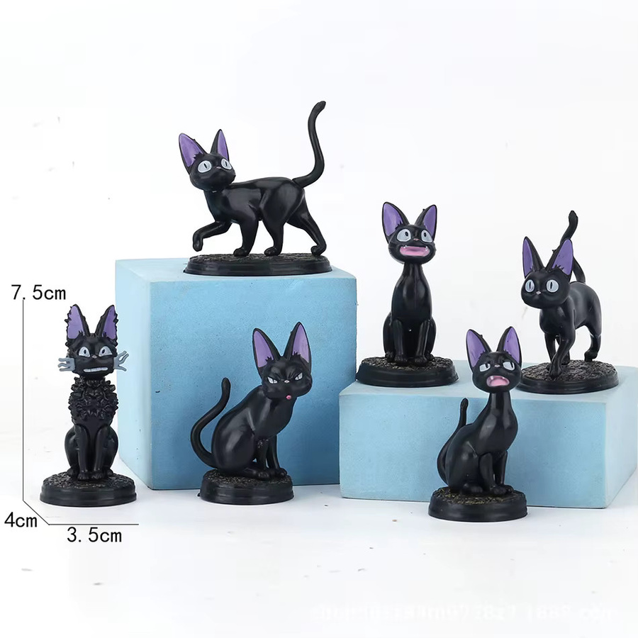 Bandai Schwarze Katze Figur, Actionfigur, 6-teiliges Set - Bild 4