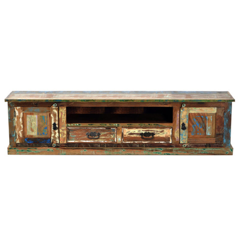 SIT Lowboard RIVERBOAT aus Altholz, 2-türig, bunt, B/T/H: 200 x 40 x 55 cm - Bild 3