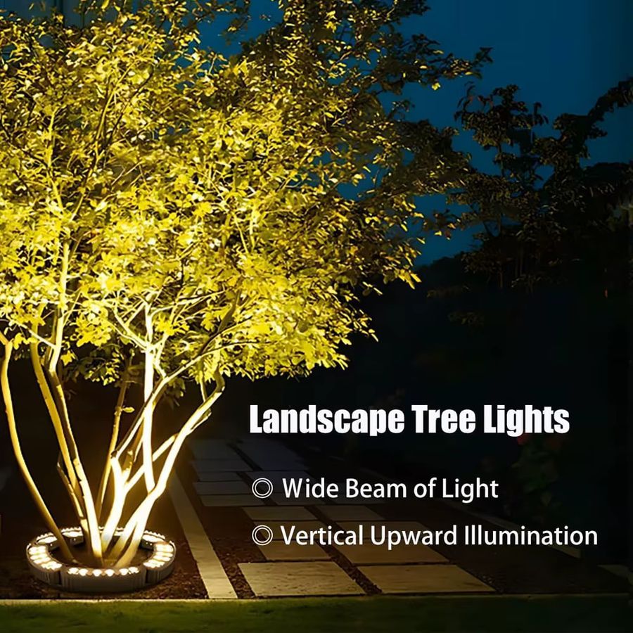 Burhui LED Outdoor Rasenlicht Projektionslampe IP65 Wasserdicht in Rot, Blau oder Warmer Farbe für Garten und Park - Bild 3