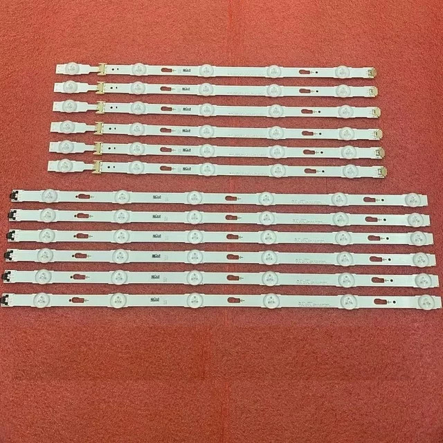 LED Hintergrundbeleuchtung Streifen für Samsung UN48JU6750F UE48JU6510U UE48JU6572U UE48JU6575U UE48JU6580U UE48JU6480U UE48JU6485U UE48JU6490U in Weiß - Bild 1