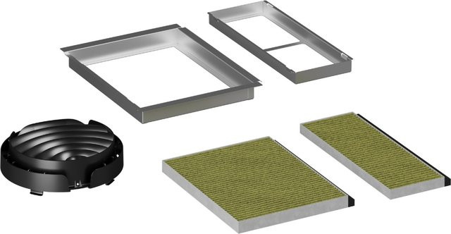 Siemens Clean Air Plus Umluftset LZ11KKV16 in Silver - Bild 1