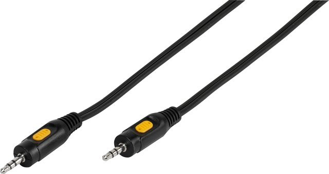 Vivanco Klinkenverbindung 3,5 mm Jack, Schwarz, 5 m - Bild 1