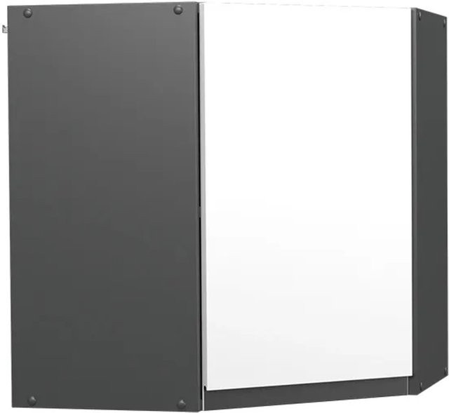 Vicco Eckhängeschrank R-Line J-Shape Küchenschrank in Anthrazit und Weiß, Breite: 57 cm - Bild 2