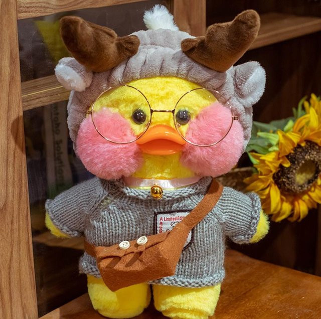Kleine Gelbe Ente, Plüschtier, 30cm - Bild 1
