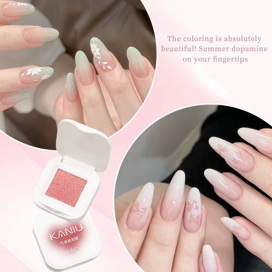 Kaniu Nagelkleber mit Mousse-Textur, Soak-Off UV LED Gel - Bild 2