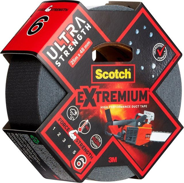 Scotch Hochleistungs-Klebeband Ultra DT17 Extremium Schwarz Breite: 48 mm, Länge: 25 m - Bild 1
