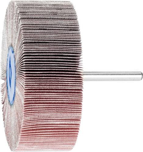 PFERD Korund Fächerschleifer A320 für Feinschliff und Finish, Durchmesser: 80 mm, Breite: 30 mm, Schaft-Durchmesser: 6 mm, 10 Stück, Multicolor - Bild 1