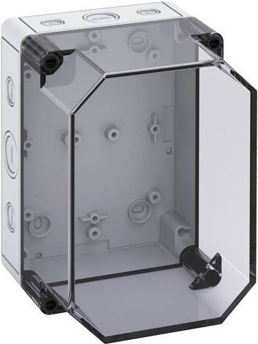 Spelsberg Universal-Gehäuse TK PC 1813-13f-tm aus Kunststoff in Grau und Transparent, B/T/H: 18,0 x 13,0 x 13,7 cm - Bild 1