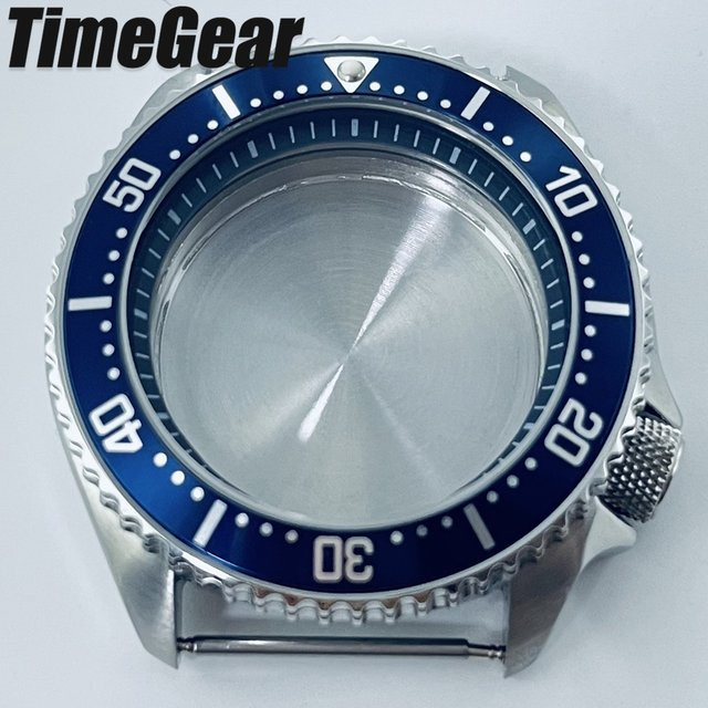 AETEEY Uhrengehäuse Edelstahl, blau, 42 mm - Bild 1