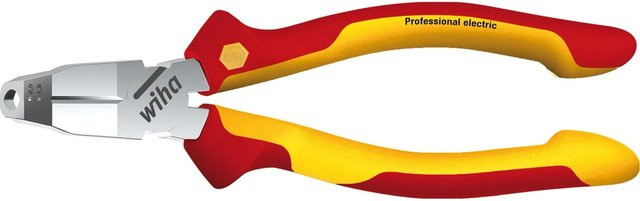 Wiha Installationszange TriCut Professional Seitenschneider in Rot und Gelb, Länge: 170 mm - Bild 1