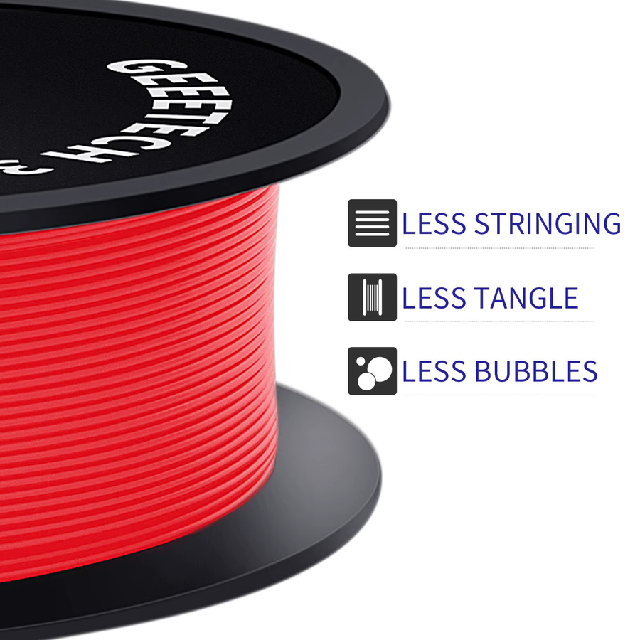Geeetech PETG-Filament für FDM 3D-Drucker, 1,75 mm, Weiß, 1 kg Spule - Bild 4