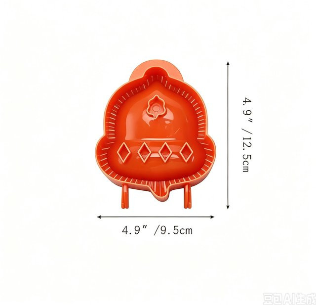 Lihe Handkuchenformen Set mit 3 Stück in Apfel, Kürbis und Haselnuss, Gebäckformen aus Kunststoff, Farbe: Orange, Breite: 12,5 cm - Bild 1