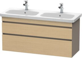 Duravit Waschtischunterschrank DuraStyle, Farbe Eiweiß Natur / Beige Matt, B/T/H: 123 x 44,8 x 61 cm - Bild 1