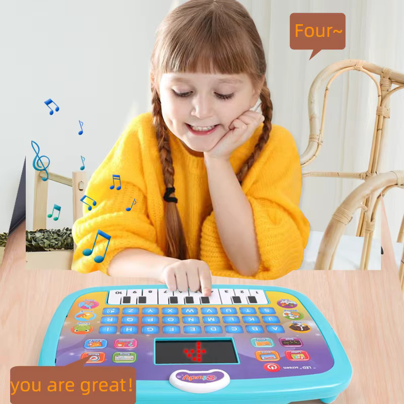 CONUSEA Kinder-Bildungs-Tablet-Spielzeug, Englisch-Lernmaschine, Musik-Sound, ab 3 Jahre - Bild 3