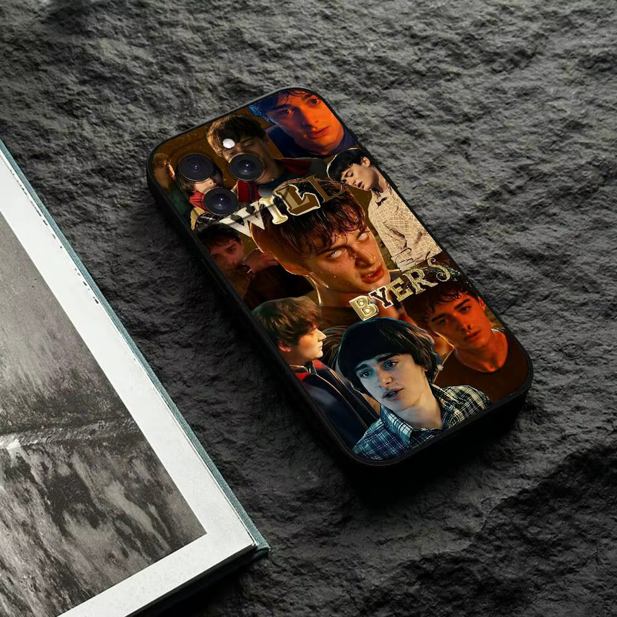 N-Noah Schnapp Handyhülle für iPhone in verschiedenen Modellen, Matte weiche Silikon-Schutzhülle, Multicolour - Bild 5