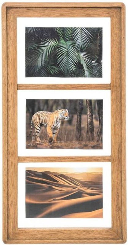 ATMOSPHERA Multirahmen Eliott aus Holz in Beige und Braun, 3 Stück, Format: 10 x 15 cm - Bild 1