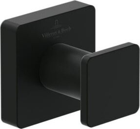 Villeroy & Boch Handtuchhaken Elements Wandmontage, Schwarz Matt, B/T/H: 4,5 x 4,5 x 4,5 cm - Bild 1