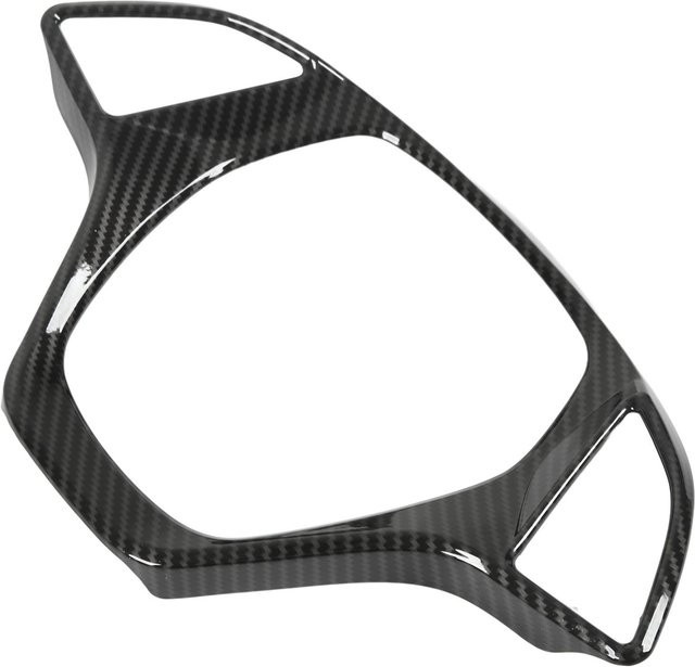 Fishine Lenkrad Abdeckung Rahmen im Carbon Faser Stil mit glatter Oberfläche in Schwarz - Bild 1