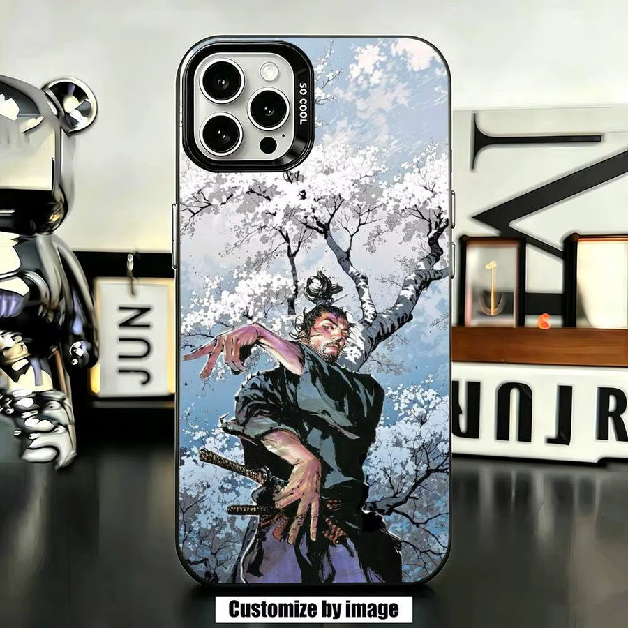 V-Vagabond Miyamoto Musashi Handyhülle für iPhone 17 bis 11, Farben: Grau-Silber - Bild 2