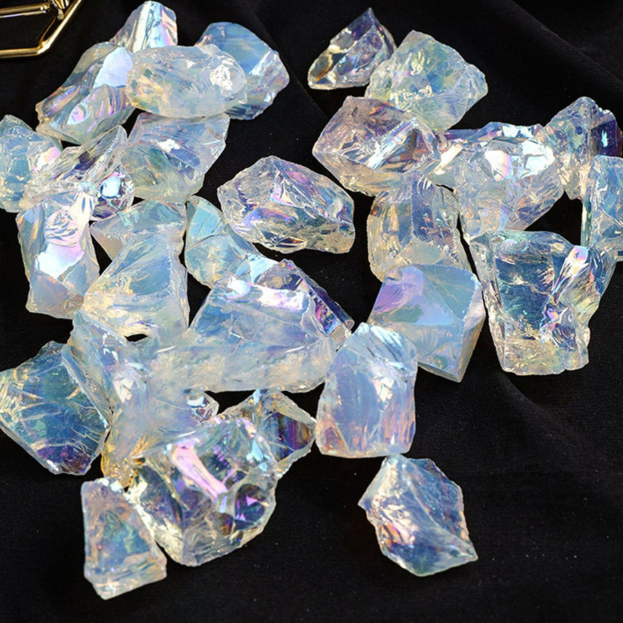 TolTales Unregelmäßiger Roh-Opal in Multicolour als Edelstein für Aromatherapie und Kunsthandwerk - Bild 3