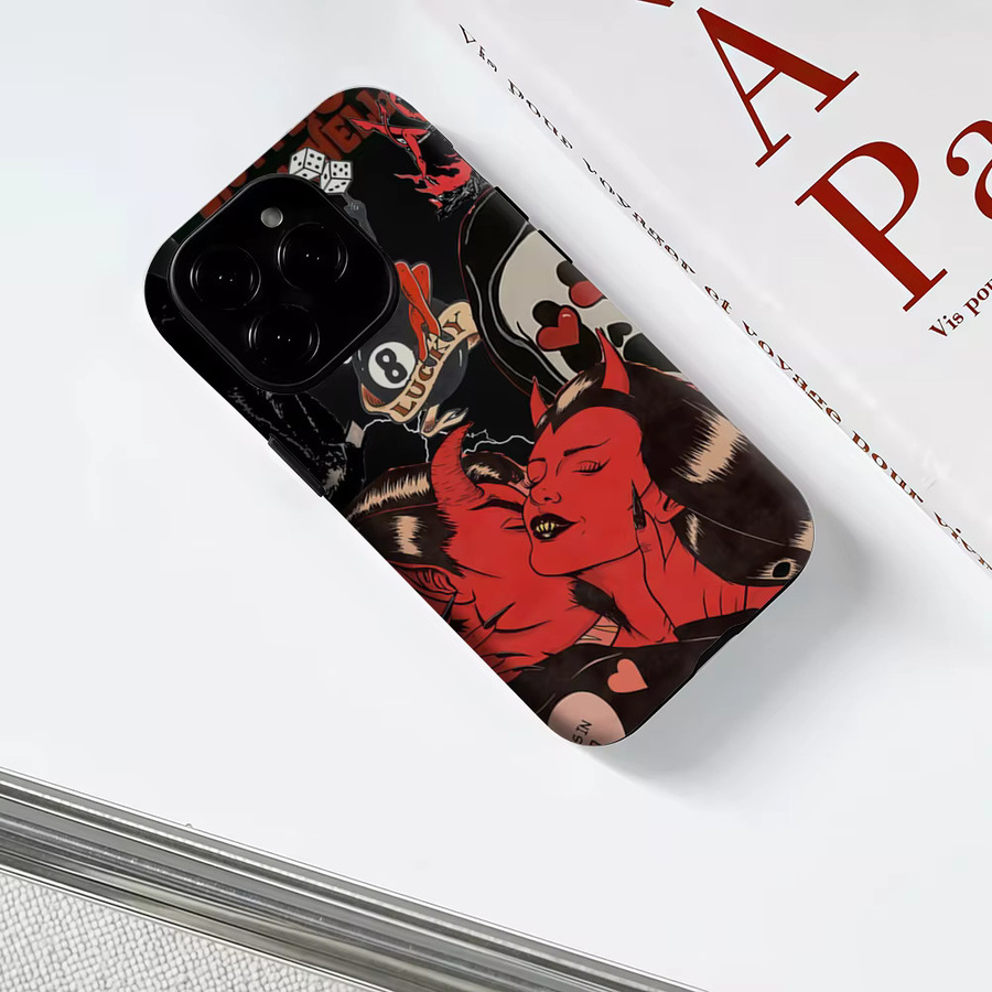 Robuste magnetische Handyhülle für Apple iPhone 17, 16, 15, 14, 13 Pro Max Plus in Multicolour - Bild 3