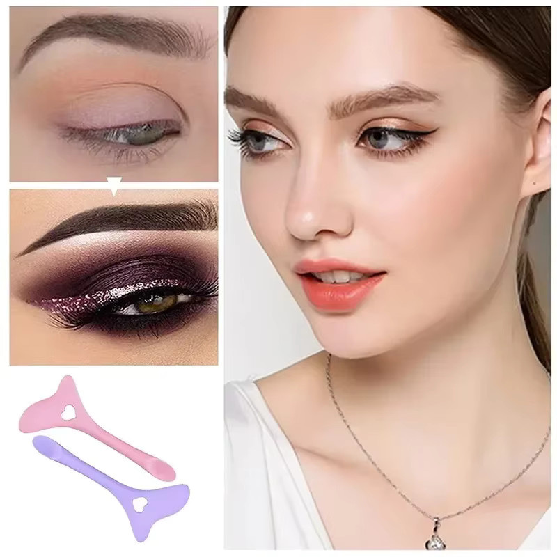 vvocci Eyeliner-Schablonen und Lippenstift-Auftragshilfe, Silikon, Unisex - Bild 3