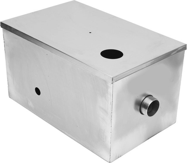 Nensit Fettabscheider aus Edelstahl mit 3-stufiger Filtration in Grau/Silber - Bild 1