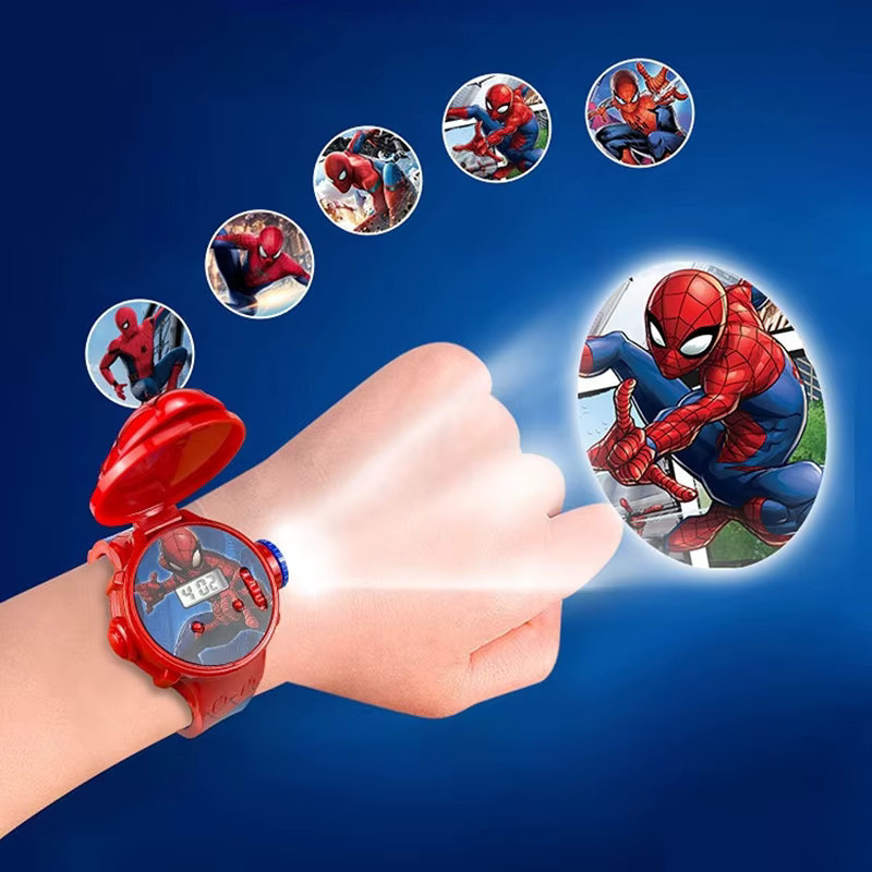 Marvel Digitaluhr, Kunststoff, Blau, Kinder - Bild 3