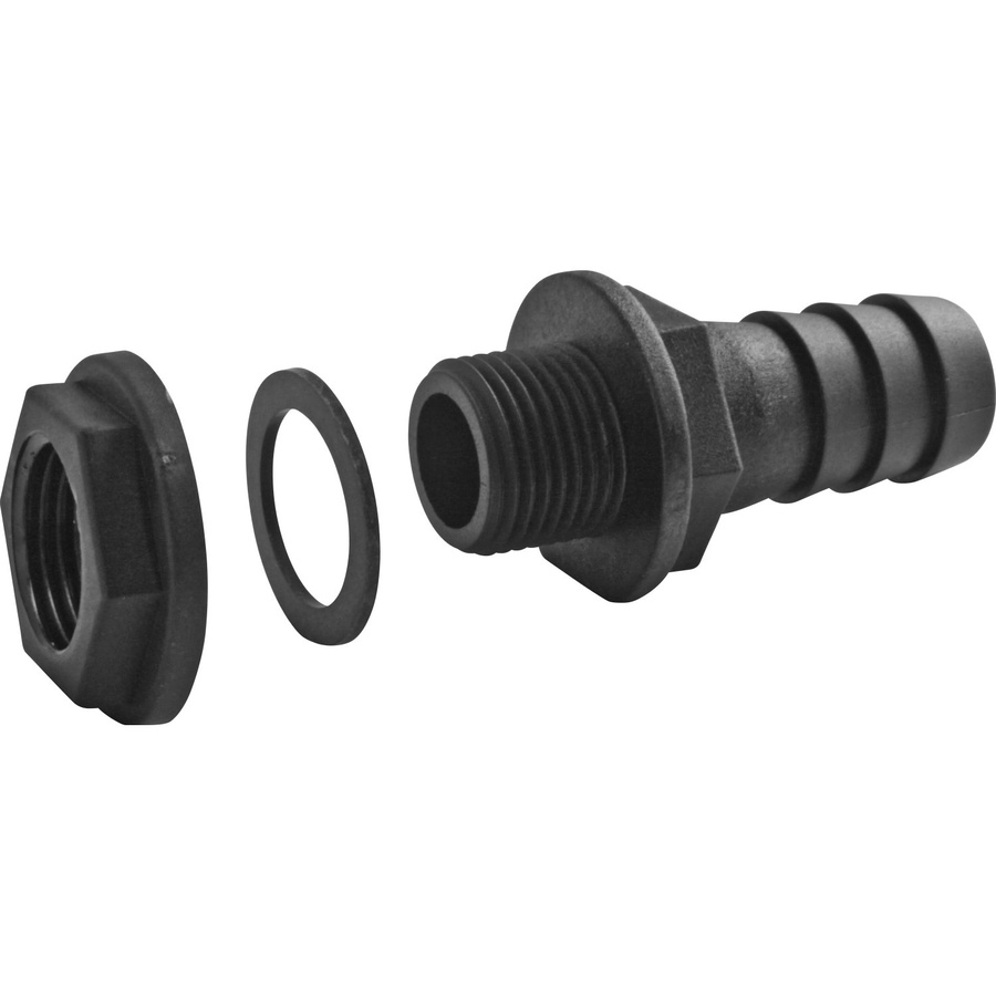 Marley Tonnenanschluss Hose Tail in Schwarz mit 25,4 mm (1 Zoll) - Bild 2
