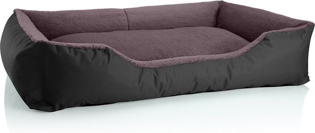 BedDog TEDDY Hundesofa Hundebett mit waschbarem Bezug in Grau - Bild 1