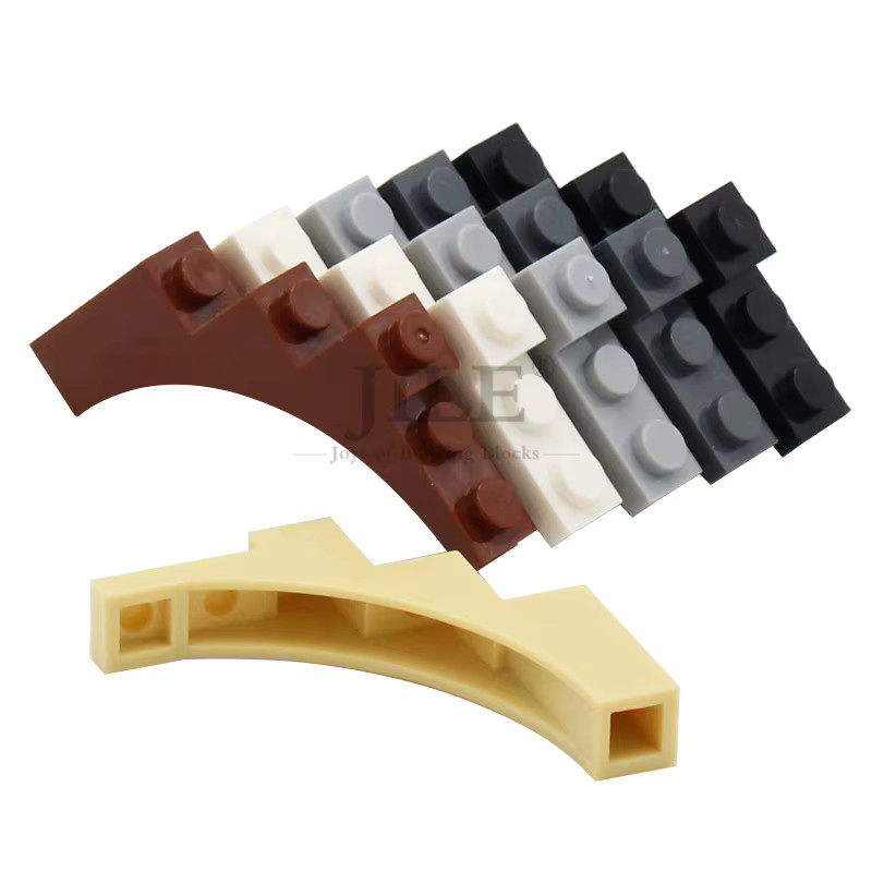 jile MOC Arch 1x5x4 Kontinuierliche Bogen Äste Gebogene Ziegel, Zubehör, 20-teiliges Set - Bild 2