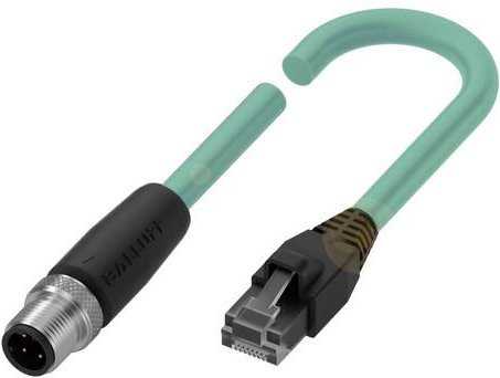 Balluff BCC0E90 Verteilerleitung Ethernet/LAN in Türkis und Grün - Bild 1