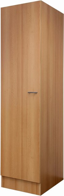 Flex-Well Classic Küchen-Geschirrschrank Nano in Buche Nachbildung, Farbe Braun, B/T/H: 50 x 50,5 x 200 cm - Bild 1