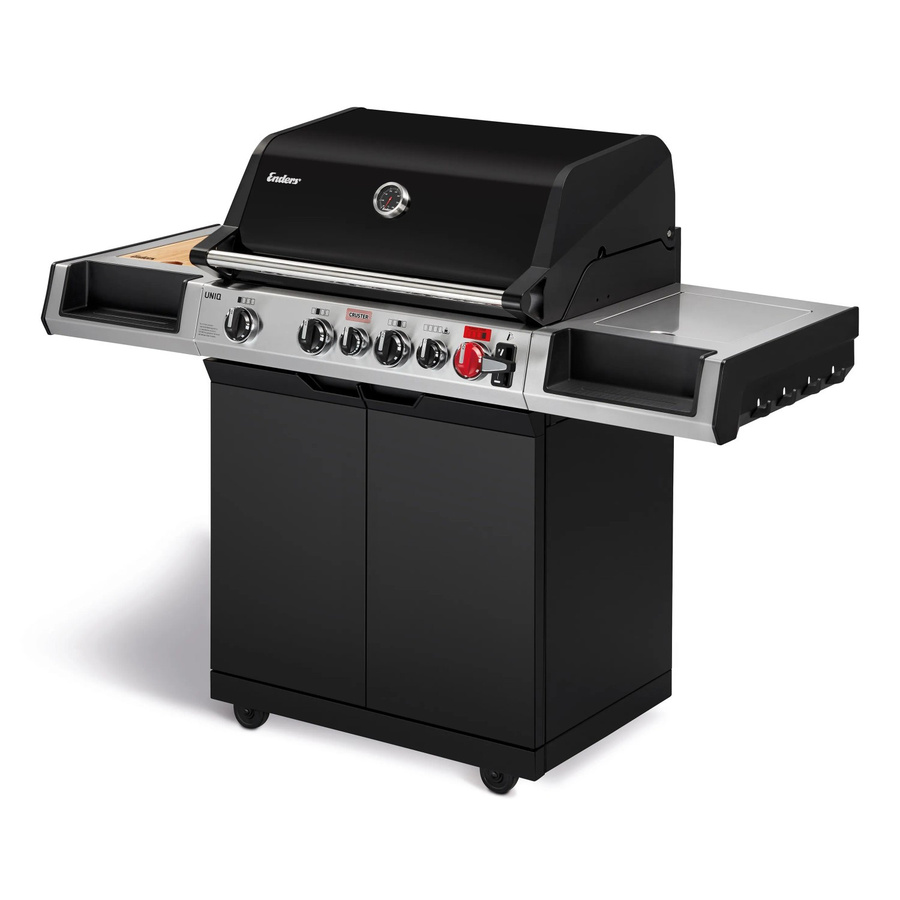 Enders Gasgrill UNIQ 4 IK CRUSTER in Schwarz mit 4 Brennern und Grillfläche 72,5 x 45 cm - Bild 2