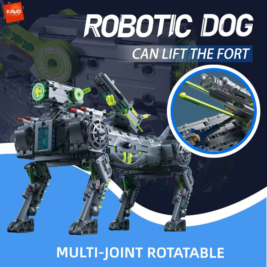 KAVOWORLD High-Tech Roboterhund, Baukasten, 1609 Teile - Bild 2