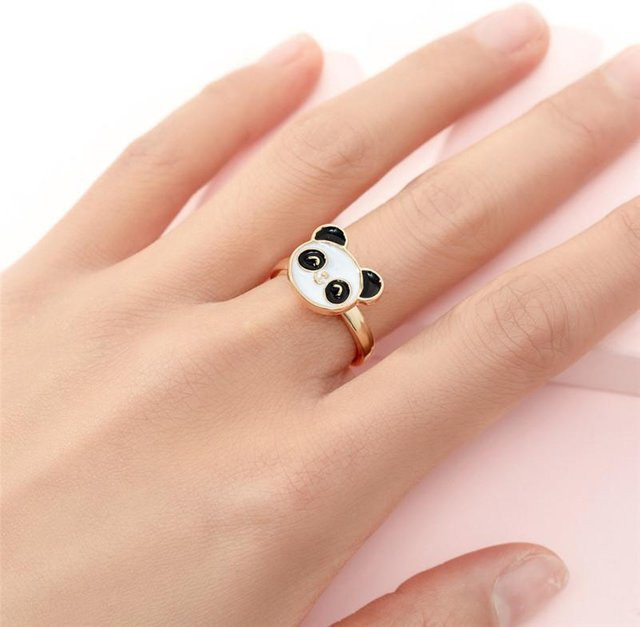 YULIN Angstring Fidget Spinner, Zinklegierung, Roségold, Damen - Bild 1