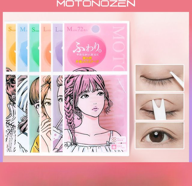 MOTONOZEN Augenlid-Klebeband, Transparent, Unisex - Bild 1