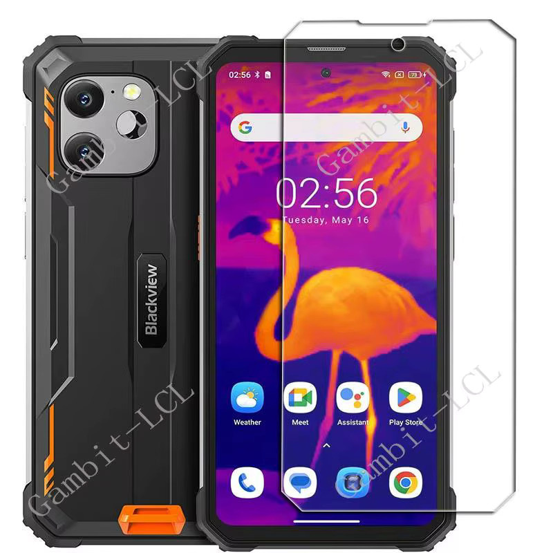 2er-Set Blackview BV8900 Pro Panzerglas Displayschutz, transparent, 6,5 Zoll HD gehärtetes Glas - Bild 1