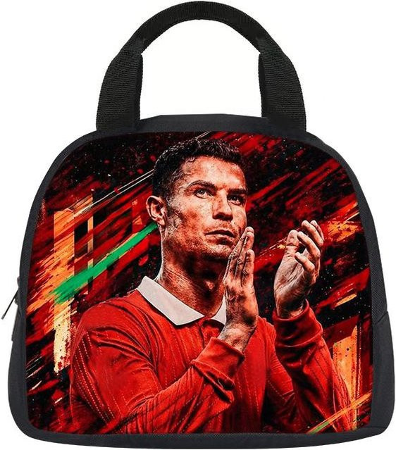 Fancy Style Studio Ronaldo Thermoisolierte Lunchtasche in Schwarz - Bild 1