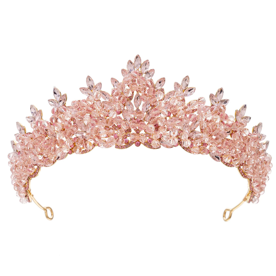 CZ Jewelry Store Tiara, Roségold, Kristall, Damen - Bild 1