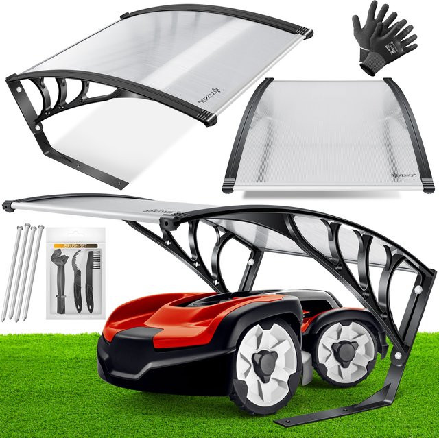 KESSER Mähroboter Garage Carport Überdachung witterungsbeständig inkl. Montagematerial B/T/H: 82 x 103 x 47 cm - Bild 1