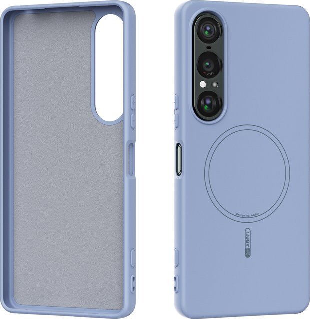 Magnetische Silikon-Handyhülle für Sony Xperia 1 VII, 1 VI, 5VI und 10 V mit weicher Innenbeflockung in Schwarz oder Blau - Bild 1