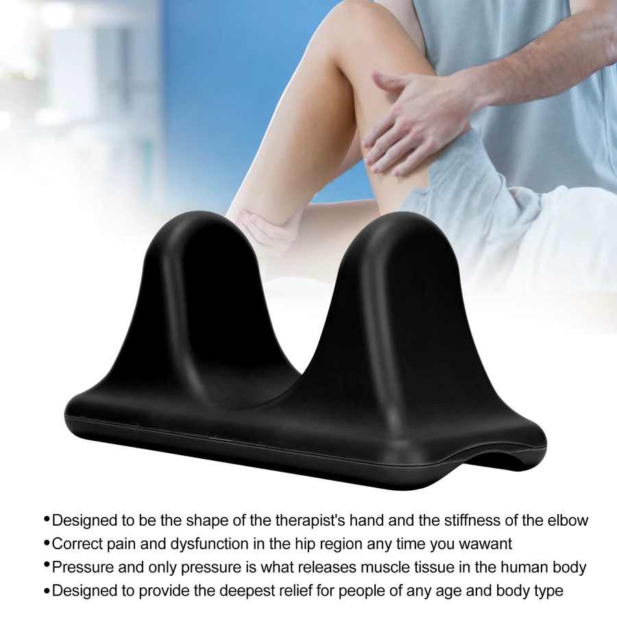 Psoas Muscle Massagegerät, Deep Tissue Massage Tool, Schwarz, Unisex - Bild 3