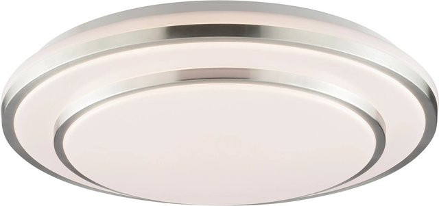 Brilliant LED-Deckenleuchte Nivaro in Silber-Weiß mit Durchmesser: 39 cm - Bild 1