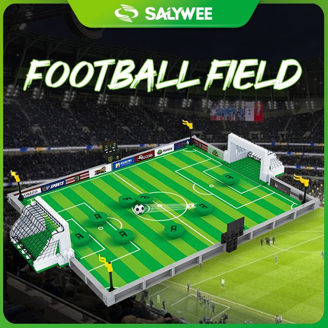 SALYWEE Sportplatz-Bausteine, Fußball-Basketball-Beachvolleyball-Szenenmodell - Bild 1
